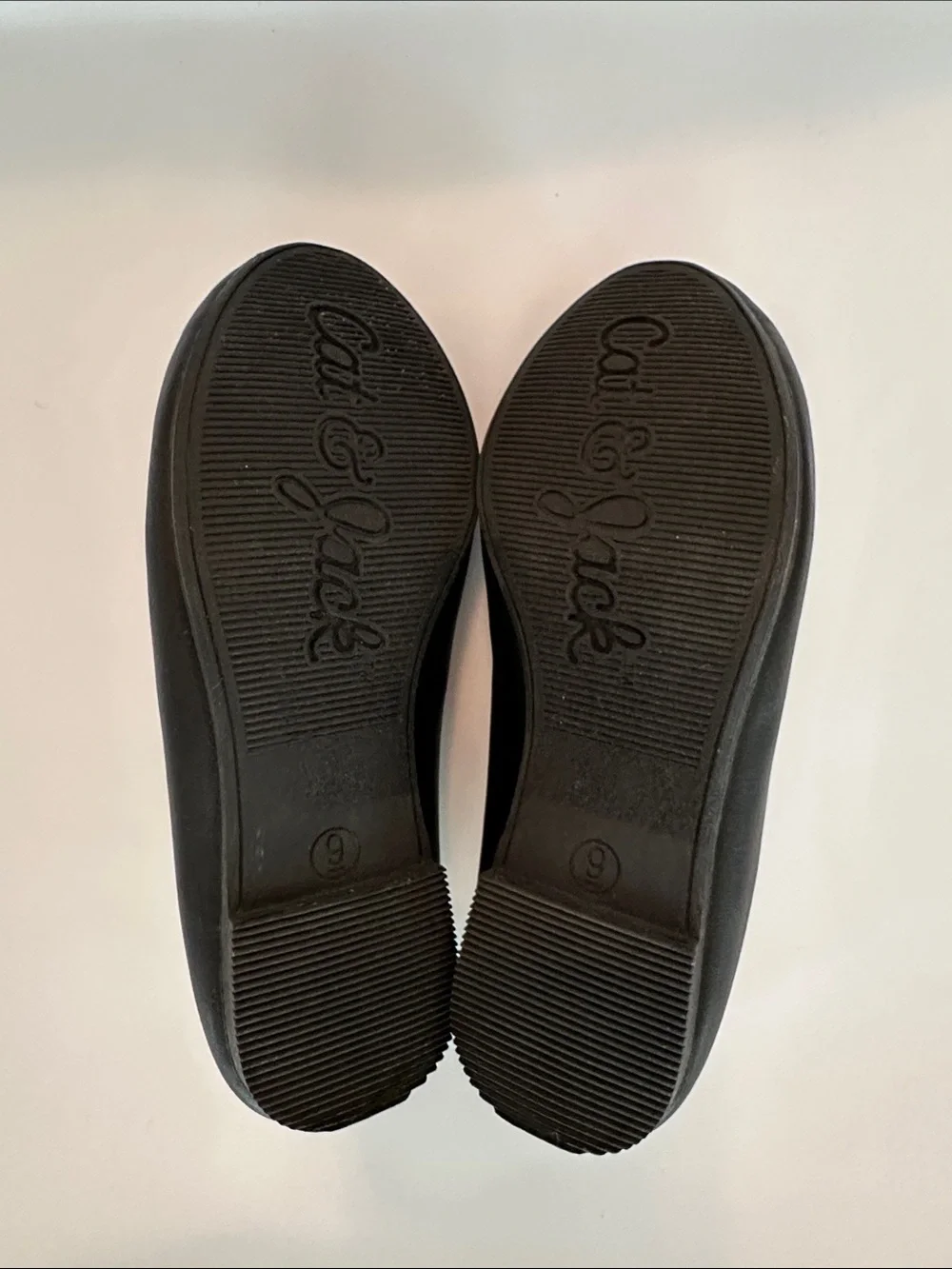 Cat & Jack Black Girls' Mary Jane Ballet Flats with Bow - Size 9